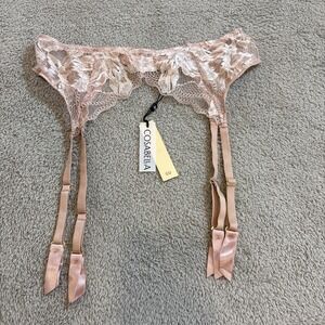 Cosabella‎ Paradiso Women Garter Belt Size Small/Medium Dust Pink Lace PARAD4141